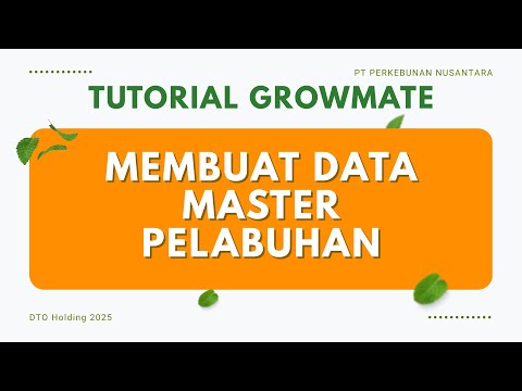 Menambahkan Data Master Pelabuhan