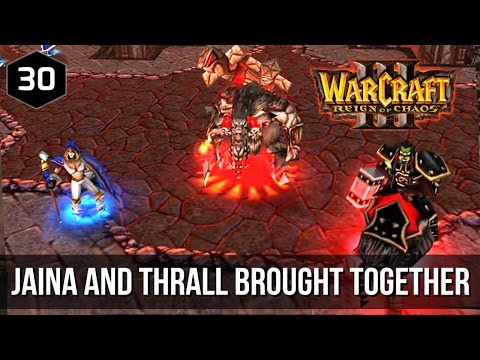 Warcraft 3 Story ► Jaina, Thrall and Cairne brought Together by Medivh - Orc Campaign