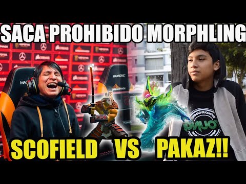 SCOFIELD VA DE CARRY Y SE ENFRENTA AL MORPHLING DE PAKAZ!!! | DOTA 2