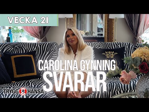 CAROLINA GYNNING SVARAR - Vecka 21