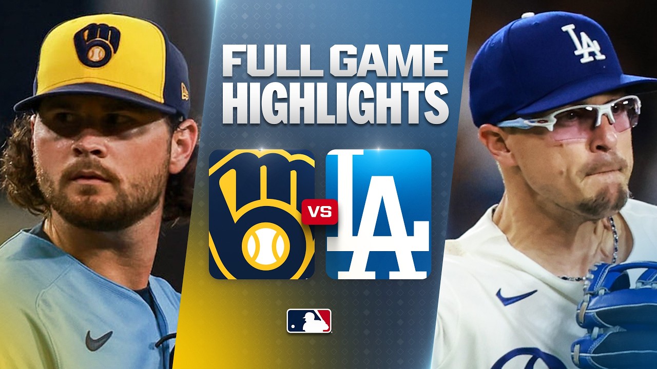 BREWERS vs. DODGERS: Official Full Game Highlights (August 13) | 2026 MLB Season