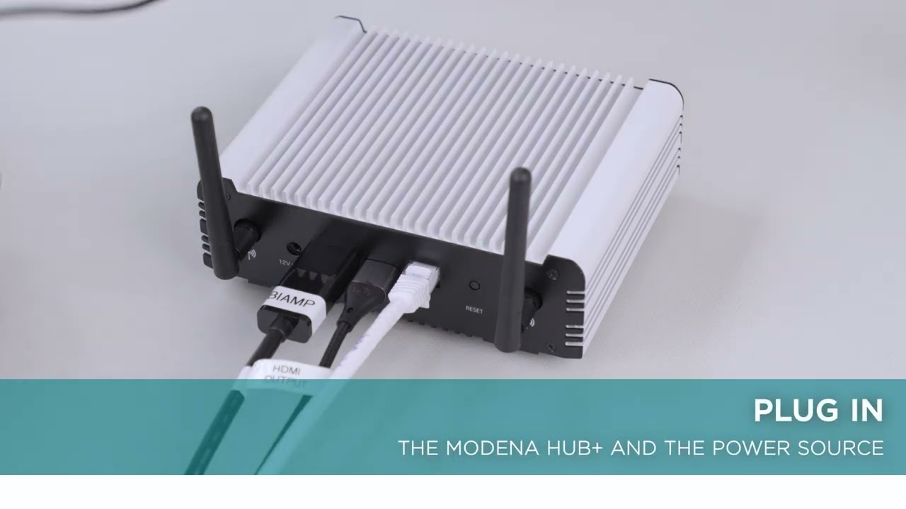 Biamp Modena 912.1737.900, Biamp Modena Hub+. Wireless presentation hub with ...