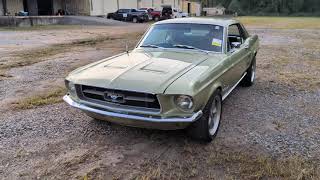 1967 Ford Mustang Coupe Walk Around and Drive By
