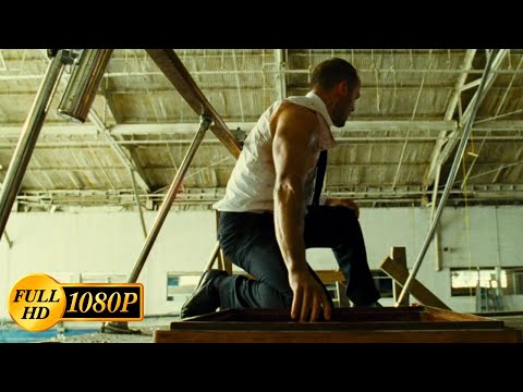Jason Statham fights a huge professional boxer in a banned lab / The Transporter 2 (2005)