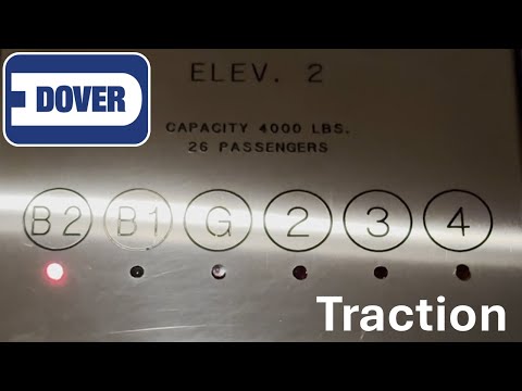 Interesting Dover SPF40 Traction Elevators - Hazel Hall | GMU Virginia Square • Arlington, VA