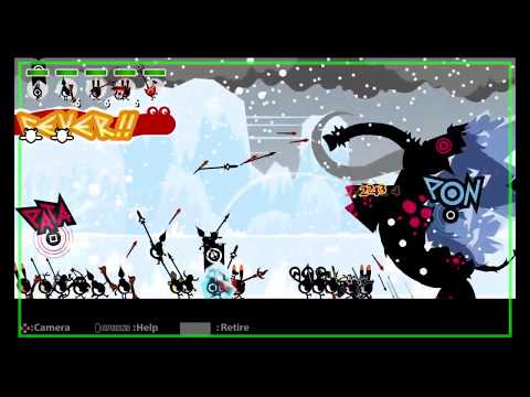 Patapon 2 - Defeat Frozen Life Form Manboth (VS Manboth)