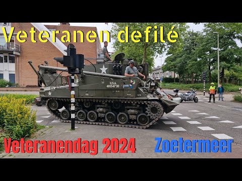 Veteranendag Militaire Voertuigen Defilé Zoetermeer 29 juni 2024 (4K)