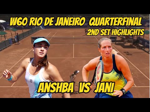 Reka LucaJani VS AminaAnshba W60 Rio de Janeiro ITF Quarterfinal Round 2nd Set Highlights