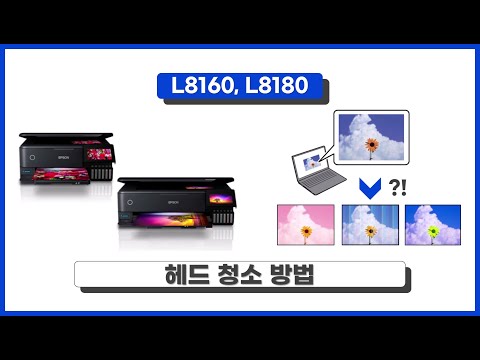 L8160, L8180 헤드청소 방법