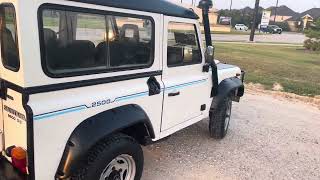 Video Thumbnail for 1989 Land Rover Defender 90