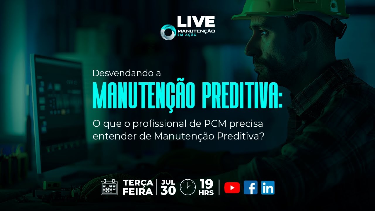 Aula Gratuita: Desvendando manutenção preditiva para PCM