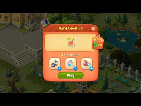 Gardenscapes Level 83 HD 1080p