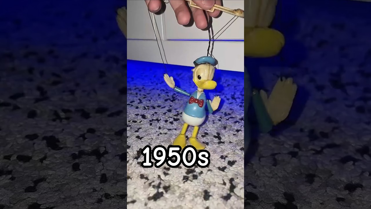 Vintage disney marionette #disneytoys #donaldduck #asmrtoys #nostalgia