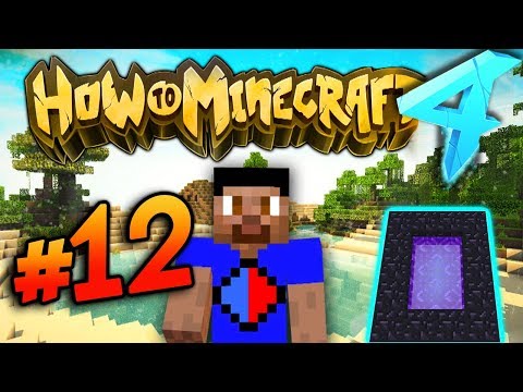 Vikkstar123HD - ENTERING THE NETHER?! - HOW TO MINECRAFT S4 #12