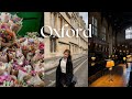 oxford vlog | reliving my student days, exploring college grounds, cozy cafes + afternoon tea
