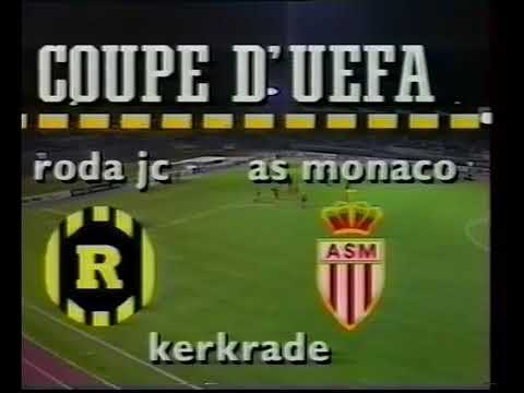 Roda - Monaco Coupe UEFA Saison 1990 - 1991