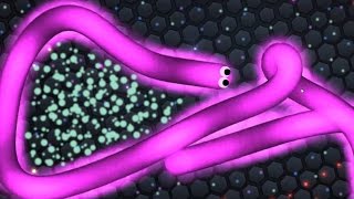 Slither.io - BECOMING THE BIGGEST WORM GAMEPLAY!