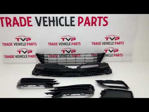 For VW Volkswagen Scirocco R 2015-2018 Front Bumper Complete Grilles video