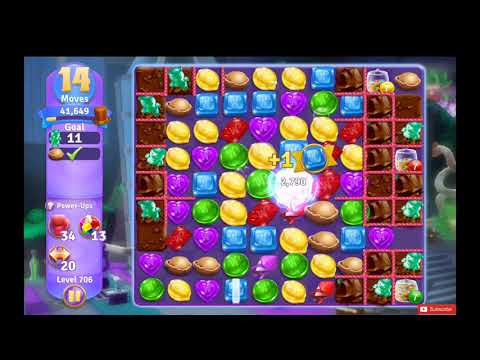 Wonka's World of Candy Level 706 NO BOOSTERS - A S GAMING ✔