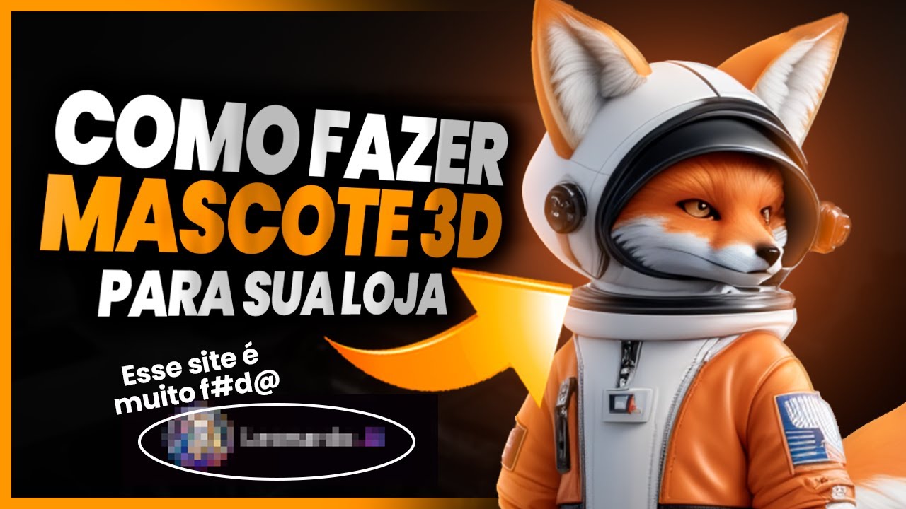 Como criar um mascote 3D para a sua loja - Nova onda do momento