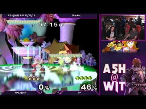 FBA | CopyCat (Falcon) vs. SJP (Peach) - ASH@WIT #33 Melee Bracket