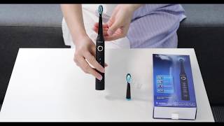How to install a new toothbrush head for Fairywill 507/D7 electric toothbrush?
