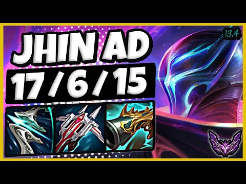 Jhin vs Samira ADC / Korea Master / Patch 13.4 / Season 13 [ 17 / 6 / 15 ] 🔥
