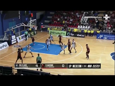 Rio Claro Basquete perde para o Flamengo no Felipe Karan