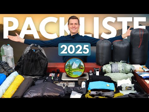 Neue Ultraleicht Ausrüstung 2025: Komplette Packliste (2848g)