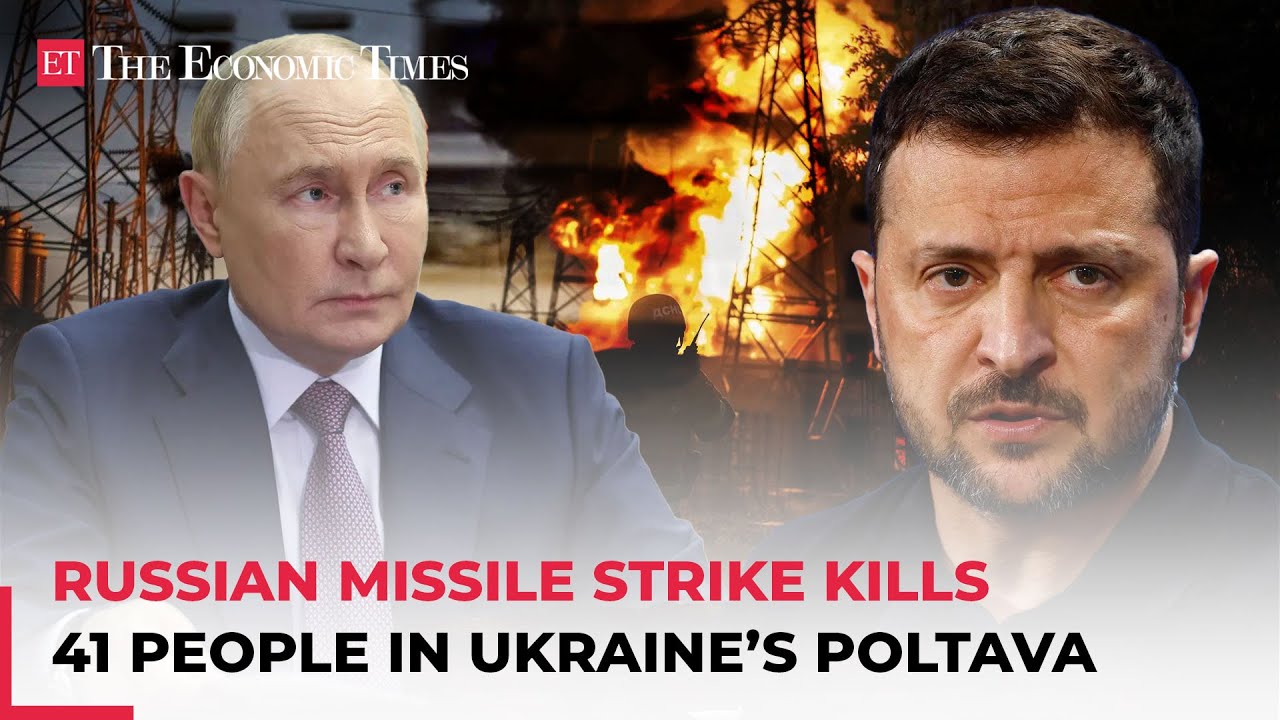 Russia's deadliest attack on Ukraine, fires ballistic missiles in Poltava; 41 killed, 180 injured