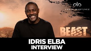 Idris Elba On His British Vs. American Accent, Filming With CGI For 'Beast' + More!
