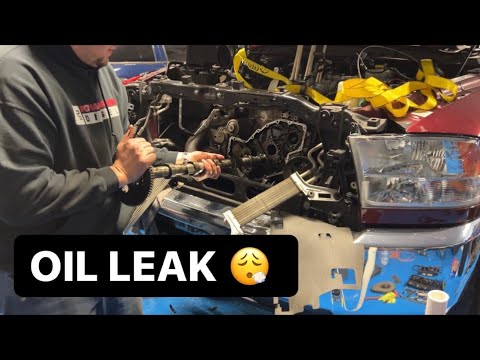 CUMMINS OIL LEAK! Our first paying job!