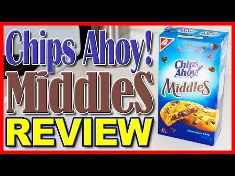 Chips Ahoy Middles Cookie Review - Soft Chocolate Chip Cookies with Chocolate in the Middle