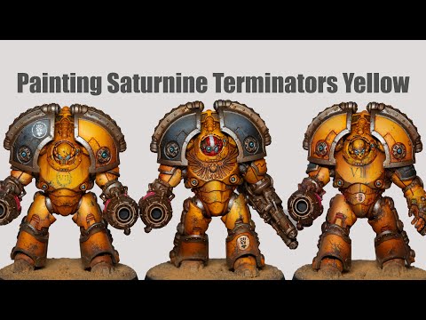Imperial Fists Saturnine Terminators - Horus Heresy