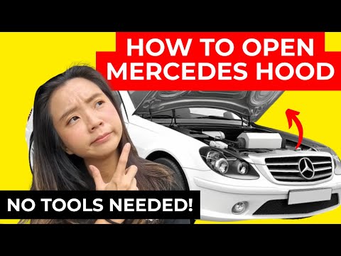How to Open Mercedes Benz Bonnet/Hood — FAST!