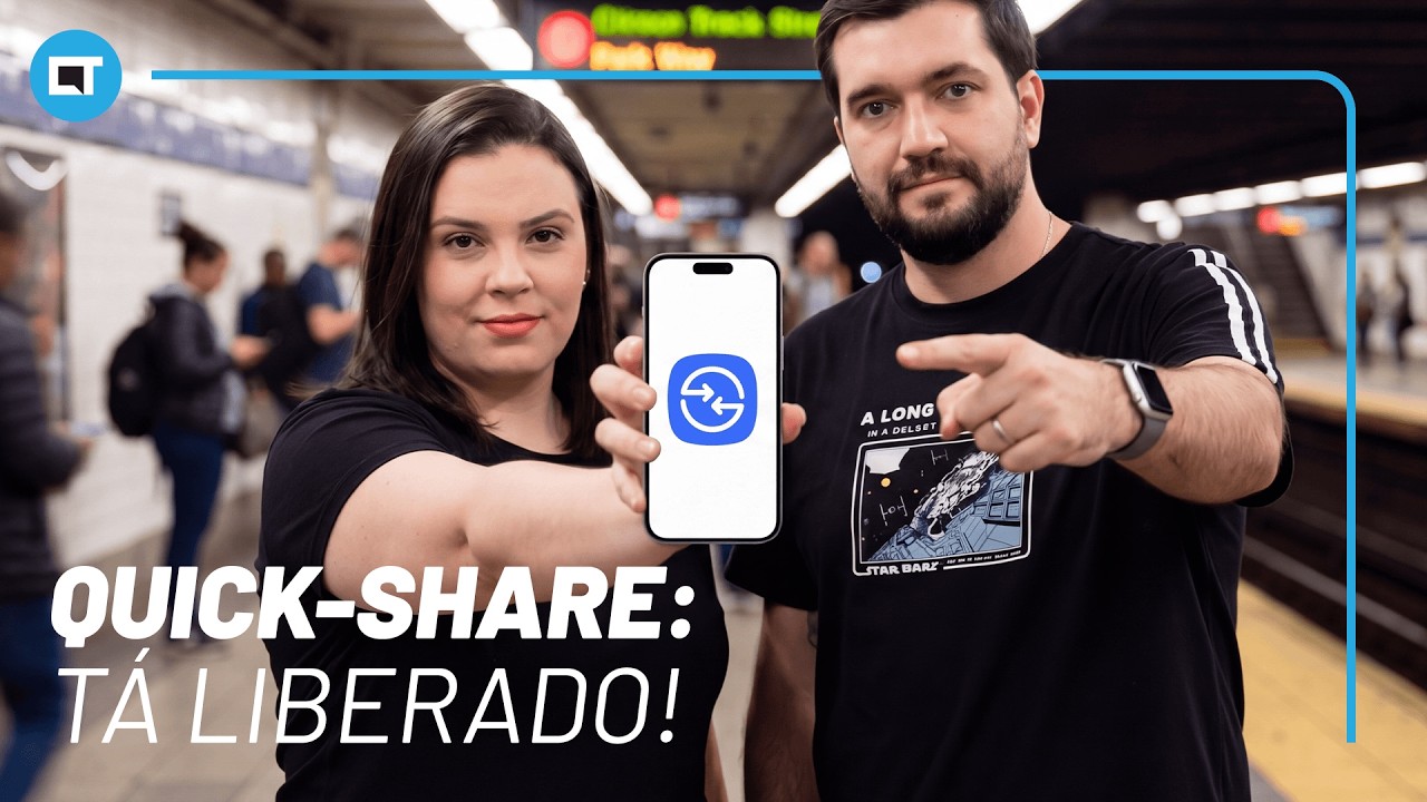 O Quick-Share liberou geral: agora está até no seu iPhone