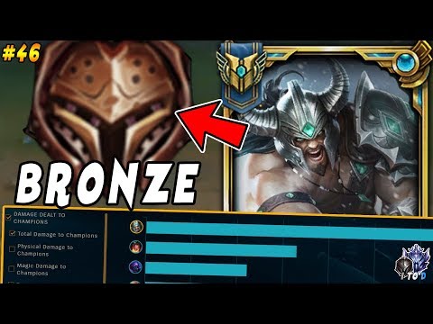CHALLENGER Tryndamere Goes Into BRONZE! HARD Smurfing - League of Legends | Iron IV to Diamond Ep 45