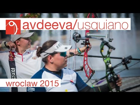Avdeeva v Usquiano – Compound Women's Gold Final | Wroclaw 2015