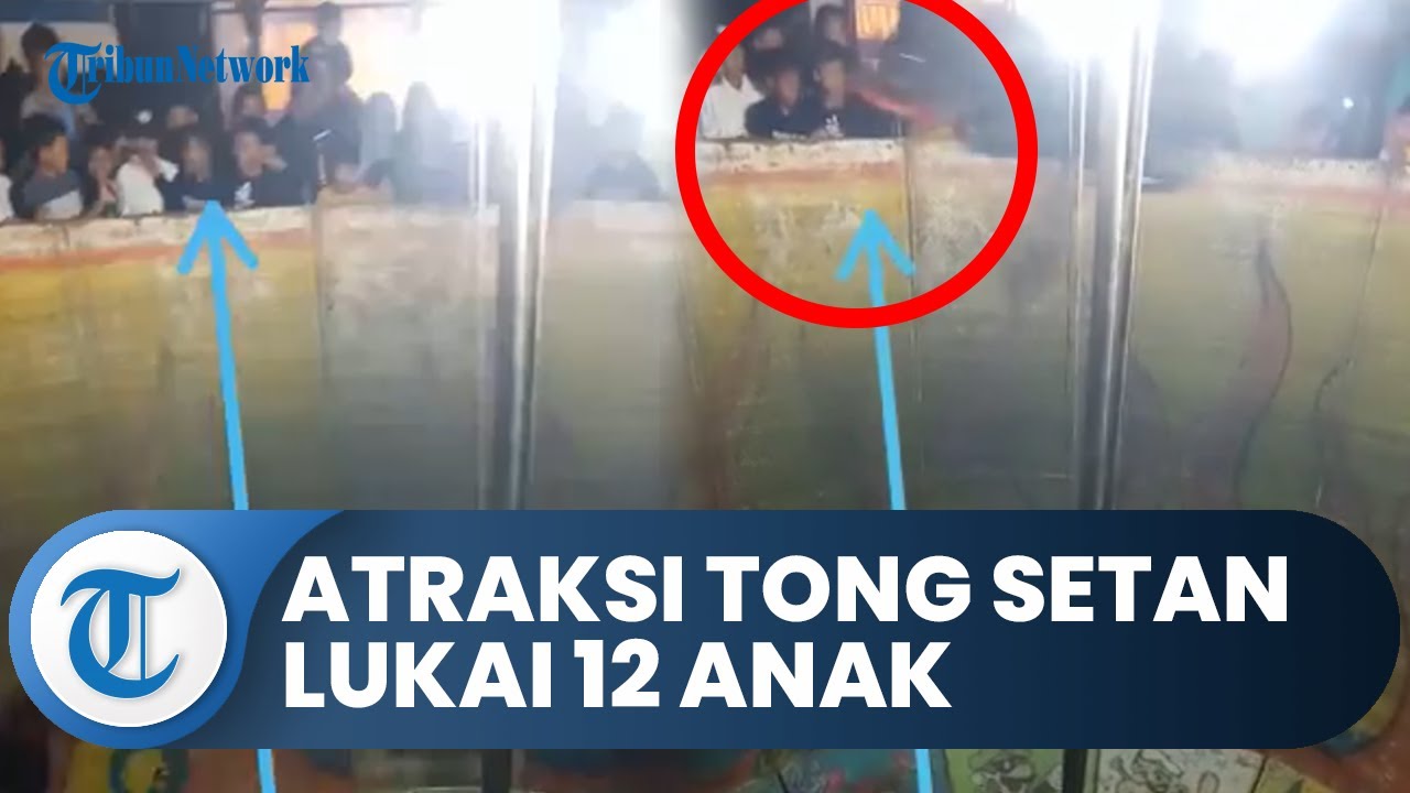 Viral Video Detikdetik Sepeda Motor Tong Setan Keluar Jalur, Melompat