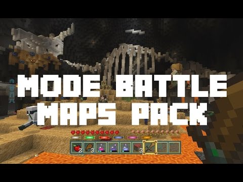 MODE BATTLE MAPS PACK - Minecraft PS3/PS4/XBOX/WII U