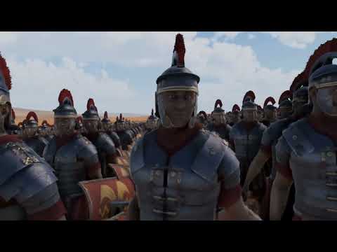 ultimate epic battle simulator 2 - 100000 Roman soldiers vs 50000 heavy knights