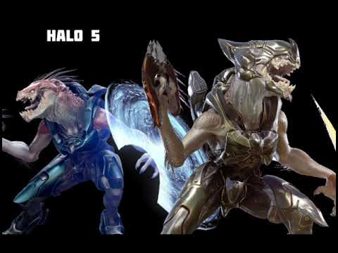Halo 5 Covenant vs Halo Infinite's Banished models
