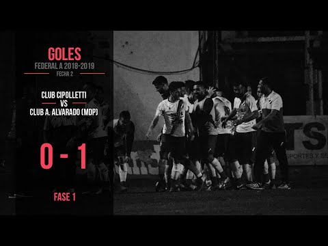 Federal A 2018-2019: Cipolletti 0 - 1 Alvarado de MdP (Gol)