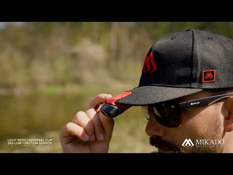MIKADO - Čelovka HeadLight 260 lm S Klipom A Pohybovým Senzorom