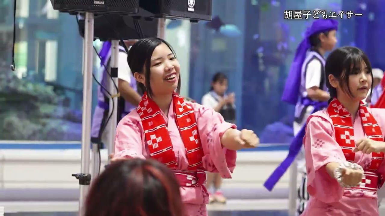 【沖縄市】胡屋子どもエイサー｜こどもエイサー｜こども芸能祭㏌ライカム演舞