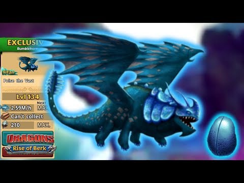 Poise the Vast (New Exclusive Rumblehorn) Max Level 134 | Dragons: Rise of Berk