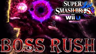 Super Smash Bros. for Wii U - Boss Rush (All Boss Fights)