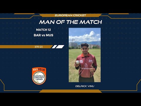 Doing the business again Delrick Vinu very good bowling in Bulgaria