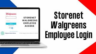 How To Log Into The Walgreens Employee Portal 2024 | Storenet Walgreens Employee Login