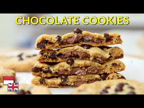 Renyah TETAP Lumer! Resep CHOCOLATE COOKIES Ala Amerika [100% Bahan Lokal]